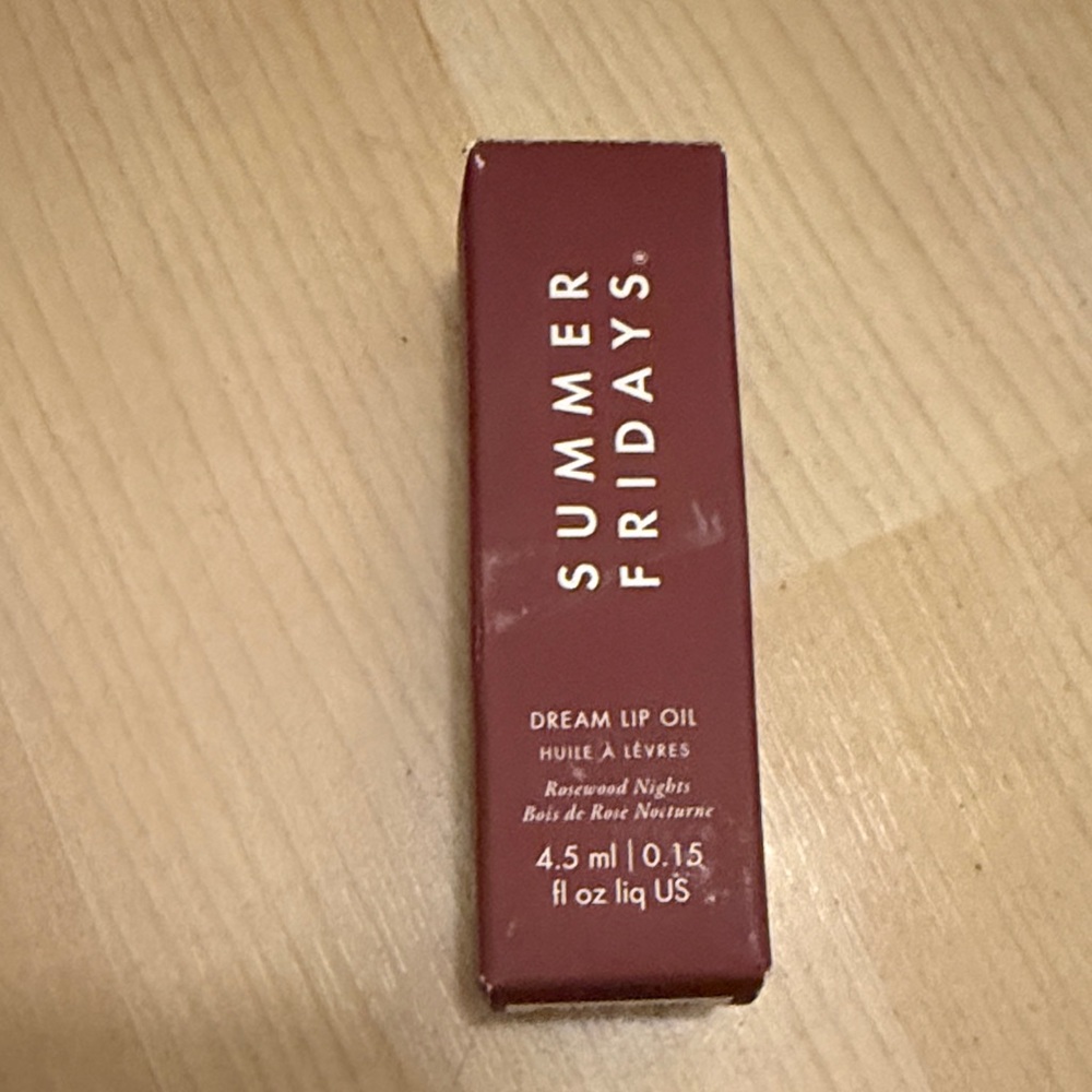 Summer Fridays Dream Lip Oil - Rosewood Nights (Mauve Rosewood)